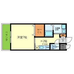 武庫川駅 徒歩3分 2階の物件間取画像